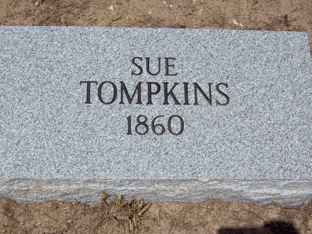 Headstone for Tompkins, Sue